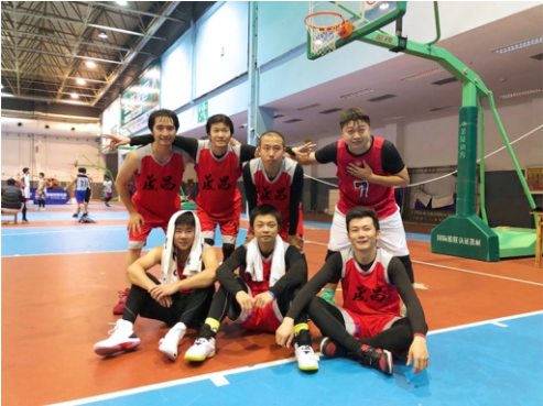 公司参加企业篮球赛